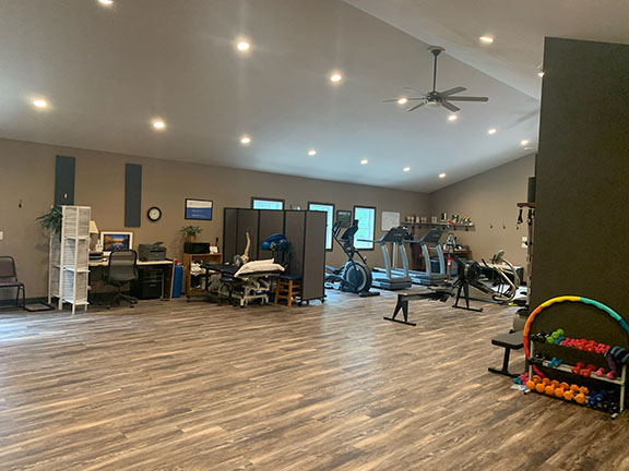 Picture of inside of the spacious Wellness Center