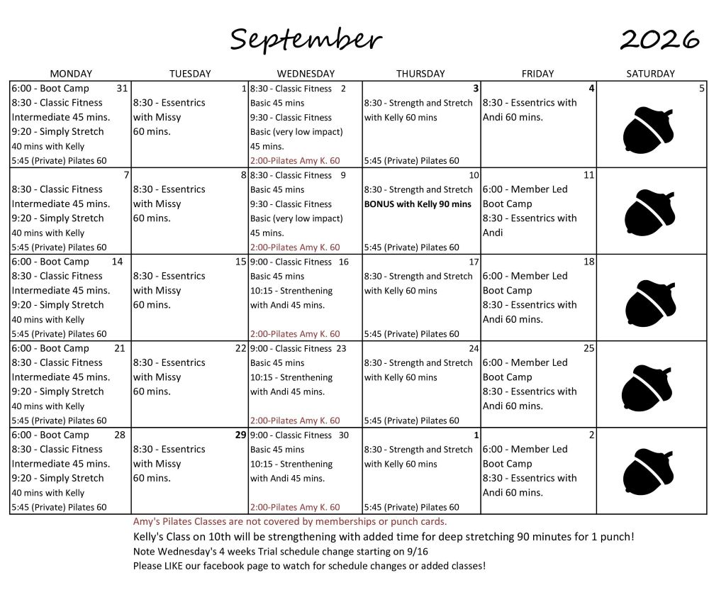 June calendar of events